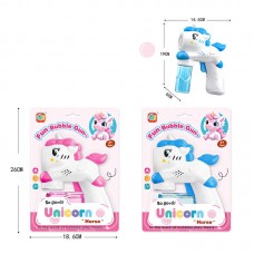 Пистолет с мыльными пузырями BabyToys автоматический на батарейках