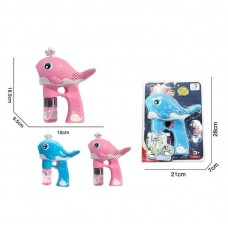 Пістолет дитячий із мильними бульбашками BabyToys 6265 2 кольори