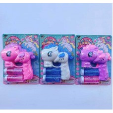 Пистолет с мыльными пузырями BabyToys 7739 3 цвета Пистолет с мыльными пузырями BabyToys 7739 3 цвета