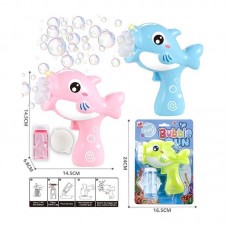 Пистолет с мыльными пузырями BabyToys автоматический со светом