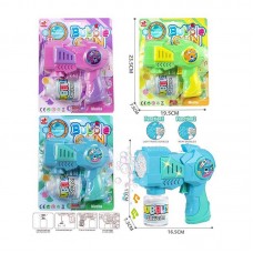 Пистолет с мыльными пузырями BabyToys 889-77 C 3 цвета пластик Пистолет с мыльными пузырями BabyToys 889-77 C 3 цвета пластик