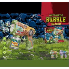 Пистолет с мыльными пузырями BabyToys 8899-41 автоматический со светом