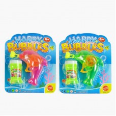 Пістолет з мильними бульбашками BabyToys 9907 A механічний 2 кольори