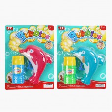Пистолет с мыльными пузырями детский BabyToys JT 6080 2 цвета Пистолет с мыльными пузырями детский BabyToys JT 6080 2 цвета