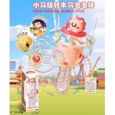 Игрушка для пузырей BabyToys 855B с автоматической каруселью и светом Игрушка для пузырей BabyToys 855B с автоматической каруселью и светом