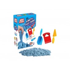 Кинетический песок для лепки синий Dede Art Craft, 1000 г, с инструментами, Art Craft 03691