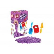 Кинетический песок для лепки фиолетовый Art Craft, 1000 г, с инструментами, Art Craft 03694