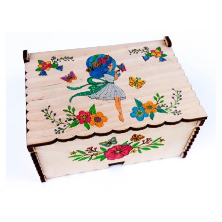 Шкатулка для росписи, Сказочная Мавка, ZIRKA 100278