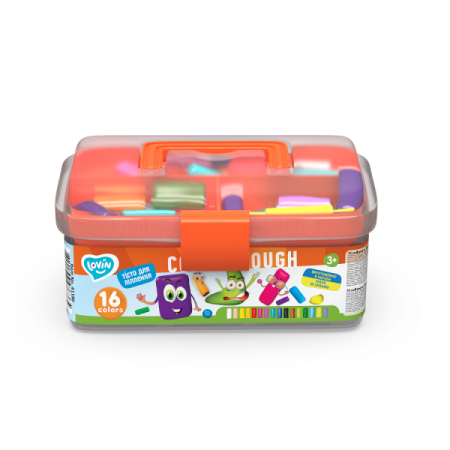 16 colors Box ТМ Lovin Набір для ліплення з тістом 16 colors Box ТМ Lovin Набір для ліплення з тістом