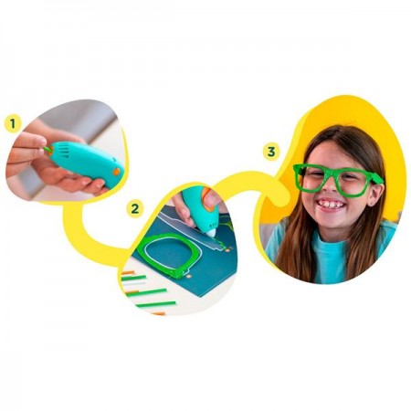 3D-ручка 3Doodler Start Plus для детского творчества базовый набор Креатив 72 стержня SPLUS 3D-ручка 3Doodler Start Plus для детского творчества базовый набор Креатив 72 стержня SPLUS