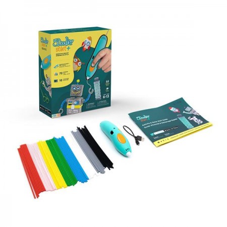 3D-ручка 3Doodler Start Plus для детского творчества базовый набор Креатив 72 стержня SPLUS 3D-ручка 3Doodler Start Plus для детского творчества базовый набор Креатив 72 стержня SPLUS
