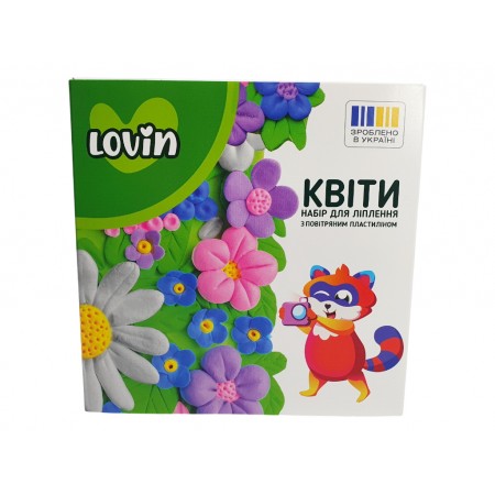Набор для лепки объемной картины "Цветы", TM LOVIN'DO 7000227 Набор для лепки объемной картины "Цветы", TM LOVIN'DO 7000227
