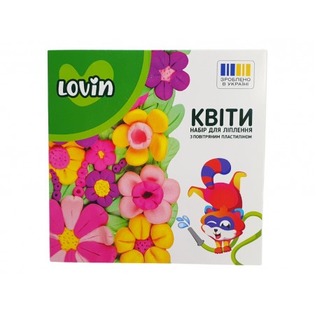 Набор для лепки объемной картины "Цветы", TM LOVIN'DO 7000227 Набор для лепки объемной картины "Цветы", TM LOVIN'DO 7000227