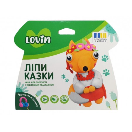 Набор для творчества с воздушным пластилином ЛипыСказки, TM LOVIN'DO 7000231