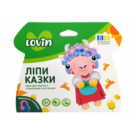 Набор для творчества с воздушным пластилином ЛипыСказки, TM LOVIN'DO 7000231