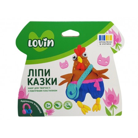 Набор для творчества с воздушным пластилином ЛипыСказки, TM LOVIN'DO 7000231
