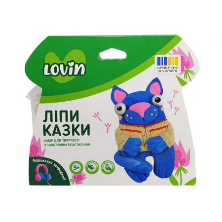 Набор для творчества с воздушным пластилином ЛипыСказки, TM LOVIN'DO 7000231