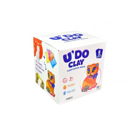 Набір для творчості Котик U'DO Clay, Strateg 30747 Набір для творчості Котик U'DO Clay, Strateg 30747