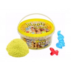 Кинетический песок Magic sand желтого цвета 350 грамм Strateg 370-6 Кинетический песок Magic sand желтого цвета 350 грамм Strateg 370-6