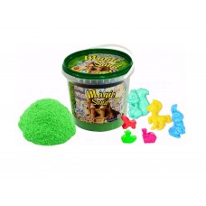 Кинетический песок Magic sand зеленого цвета 1 кг Strateg 372-5