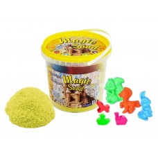 Кинетический песок Magic sand желтого цвета 1 кг Strateg 372-6