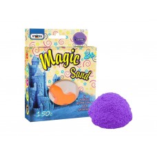 Кинетический песок с формами Magic sand сиреневого цвета 150 гр Strateg 39304 Кинетический песок с формами Magic sand сиреневого цвета 150 гр Strateg 39304