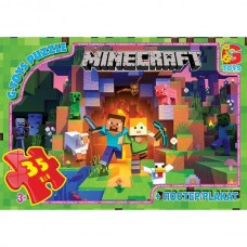 MC787 Пазлы ТМ "G-Toys" из серии "Minecraft" 35 стран.
