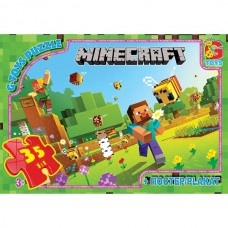 MC788 Пазлы ТМ "G-Toys" из серии "Minecraft" 35 стран.