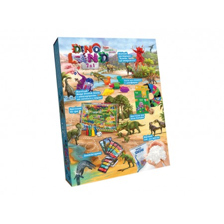 Набор для творчества 7в1 Dino Land, Danko Toys Набор для творчества 7в1 Dino Land, Danko Toys
