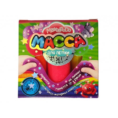 Масса для лепки с блёстками Master Do 9 цветов, Danko Toys