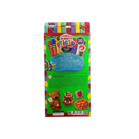 Тесто для лепки Master Do 10 цветов, Danko Toys Тесто для лепки Master Do 10 цветов, Danko Toys
