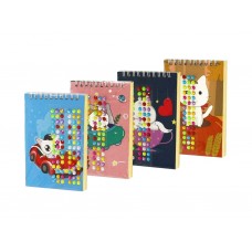 Книжка з гравюрами А6, 10х14 см, 10 аркушів+стрази, 10218 Книжка з гравюрами А6, 10х14 см, 10 аркушів+стрази, 10218
