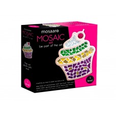 Набор для творчества, Стеклянная мозаика Пирожное, Level 1, Mosaaro MA1006