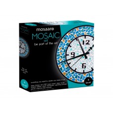 Набір для творчості, Скляна мозаїка Годинник круглий, Level 4, Mosaaro MA4001