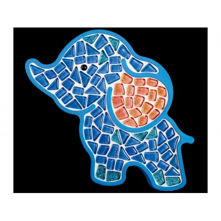 Набор для творчества, Стеклянная мозаика Слонёнок для детей, Kids collection, Mosaaro MA7000