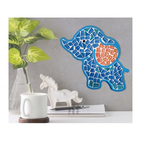 Набор для творчества, Стеклянная мозаика Слонёнок для детей, Kids collection, Mosaaro MA7000