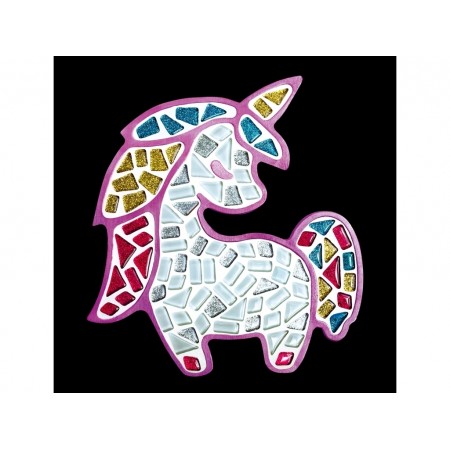 Набор для творчества, Стеклянная мозаика Единорог для детей, Kids collection, Mosaaro MA7004 Набор для творчества, Стеклянная мозаика Единорог для детей, Kids collection, Mosaaro MA7004