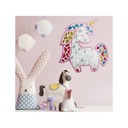 Набор для творчества, Стеклянная мозаика Единорог для детей, Kids collection, Mosaaro MA7004 Набор для творчества, Стеклянная мозаика Единорог для детей, Kids collection, Mosaaro MA7004