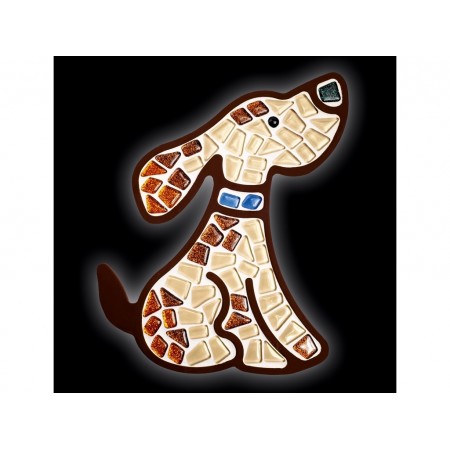 Набір для творчості, Скляна мозаїка Песик для дітей, Kids collection, Mosaaro MA7005 Набір для творчості, Скляна мозаїка Песик для дітей, Kids collection, Mosaaro MA7005