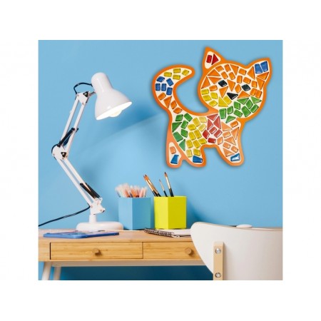 Набор для творчества, Стеклянная мозаика Котик для детей, Kids collection, Mosaaro MA7006 Набор для творчества, Стеклянная мозаика Котик для детей, Kids collection, Mosaaro MA7006