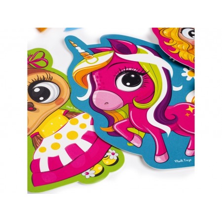 Набор для творчества Glitter Art, Сказочные принцессы, Vladi Toys VT4501-10 Набор для творчества Glitter Art, Сказочные принцессы, Vladi Toys VT4501-10