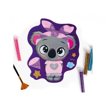 Набор для творчества Glitter Art, Блестящие зверьки, Vladi Toys VT4501-11