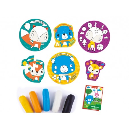 Набор для творчества с экотистом Fisher Price Лесные друзья, Vladi Toys VT4502-04