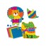 Набор для творчества с плюшевой мозаикой Лев и Крокодил, Vladi Toys VT4511-18 Набор для творчества с плюшевой мозаикой Лев и Крокодил, Vladi Toys VT4511-18