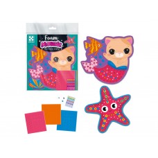 Набор для творчества с мягкой мозаикой и стразами История русалочки, Vladi Toys VT4511-21