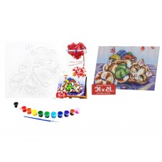 Картина по номерам роспись на холсте Котенок, Danko Toys
