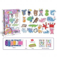 Алмазные стикеры BabyToys A 5503-18 с 16 пакетиками Алмазные стикеры BabyToys A 5503-18 с 16 пакетиками