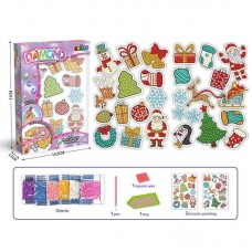 Діамантові наклейки BabyToys A 5503-25 з клейкою основою для дівчаток