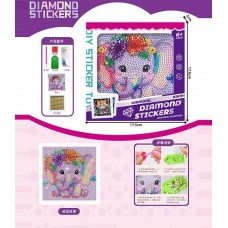 Алмазная мозаика BabyToys 277-9 со стразами и инструментами