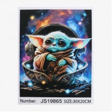 Алмазна мозаїка JS 19865-1 30x20 см, у пакеті